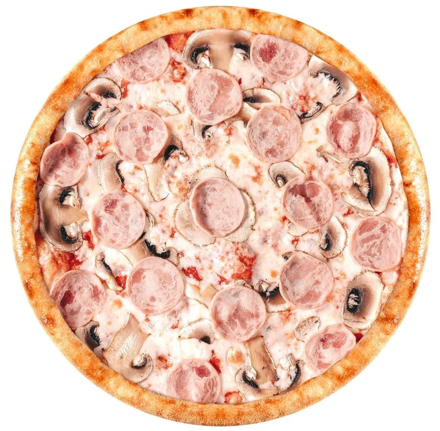 Ветчина и грибы 33 см